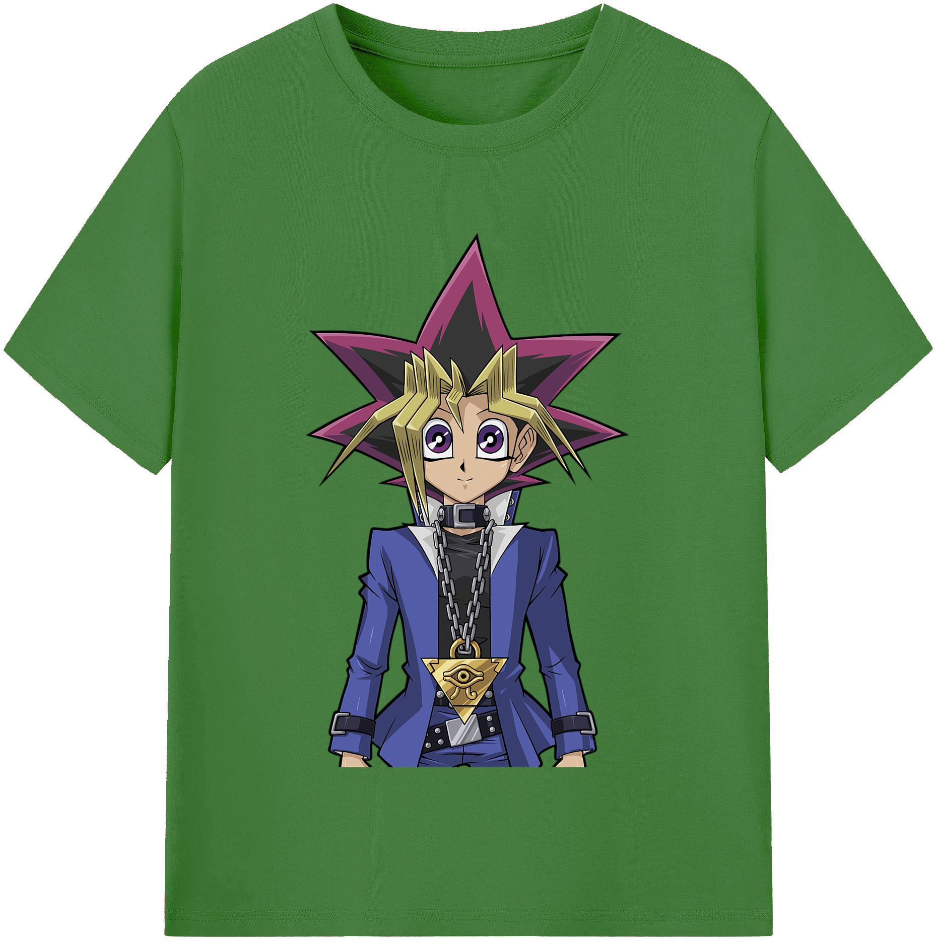 （画像用） 遊☆戯☆王 Yu-Gi-Oh! レディースカジュアルプリントTシャツ（綿100％）